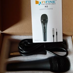 FiFine Technology K6 Microphone with Users guide